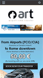 Mobile Screenshot of airportrometransfer.com